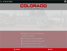 Tablet Screenshot of coautorepair.com